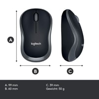 Bezdrôtová súprava klávesnice a myši Logitech MK270, 2,4 GHz, nano USB prijímač, Windows a ChromeOS, nemecké rozloženie QWERTZ, čierna 5