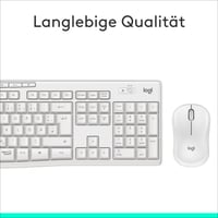 Bezdrôtová súprava klávesnice a myši Logitech MK295 Silent Touch, nano USB prijímač, rozloženie QWERTZ, biela 8