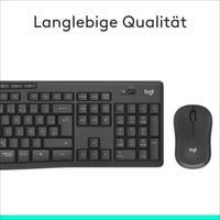 Logitech MK295 bezdrôtová súprava klávesnice a myši, technológia SilentTouch, nano USB prijímač, rozloženie QWERTZ, čierna 7