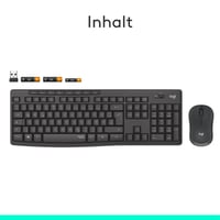 Logitech MK295 bezdrôtová súprava klávesnice a myši, technológia SilentTouch, nano USB prijímač, rozloženie QWERTZ, čierna 10
