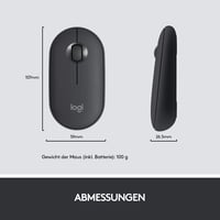 Bezdrôtová súprava klávesnice a myši Logitech MK470 Slim Combo, 2,4 GHz, dosah 10 m, USB nano prijímač, PC/notebook, čierna/grafitová 9