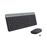 Bezdrôtová súprava klávesnice a myši Logitech MK470 Slim Combo, 2,4 GHz, dosah 10 m, USB nano prijímač, PC/notebook, čierna/grafitová 1