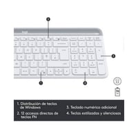Bezdrôtová myš — Logitech MK470 Slim Combo bezdrôtová klávesnica a myš (náhradný diel) 4
