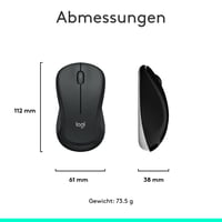 Set tastatură și mouse wireless Logitech MK540 Advanced, 2.4 GHz, receptor USB Unifying, Windows și ChromeOS, layout QWERTZ 9