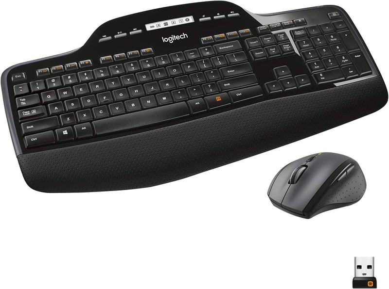 Logitech MK710 Vezeték nélküli billentyűzet és egér szett, USB vevővel, 3 év akkumulátor