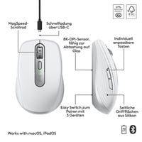 Mouse wireless compact Logitech MX Anywhere 3S pentru Mac cu Bluetooth 7