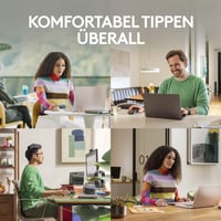 Logitech MX Anywhere 3S kompakt vezeték nélküli egér, 8K DPI, Bluetooth, USB-C - grafit 6