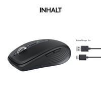 Logitech MX Anywhere 3S kompakt vezeték nélküli egér, 8K DPI, Bluetooth, USB-C - grafit 10