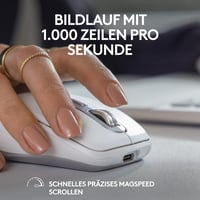 Logitech MX Anywhere 3S kompakt vezeték nélküli egér, 8K DPI, Bluetooth, USB-C - grafit 5
