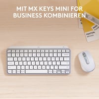 Kompaktná bezdrôtová myš Logitech MX Anywhere 3S, rýchle rolovanie, 8K DPI, Bluetooth, USB-C, Windows, Mac, Linux – svetlosivá 9