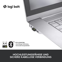 Bezdrôtová klávesnica Logitech MX Keys for Business s podsvietením, tichými klávesmi, Logi Bolt, Bluetooth, nabíjateľná, QWERTZ 2