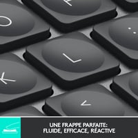 Bezdrôtová klávesnica Logitech MX Keys Mini, francúzska AZERTY, kompaktná, Bluetooth, USB-C, podsvietenie, kompatibilná s macOS, iOS a Windows 2