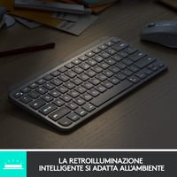 Logitech MX Keys Mini vezeték nélküli billentyűzet, ITA QWERTY - rózsaszín 4