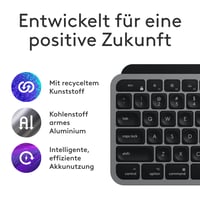 Set tastatură și mouse wireless Logitech MX Keys S Combo pentru Mac 7