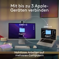 Set tastatură și mouse wireless Logitech MX Keys S Combo pentru Mac 10