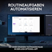 Logitech MX Keys S Combo Wireless Billentyűzet és Egér Grafitszürke QWERTZ - + Mouse, graphitegray 5