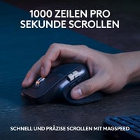 Logitech MX Keys S Combo Wireless Billentyűzet és Egér Grafitszürke QWERTZ - + Mouse, graphitegray 4