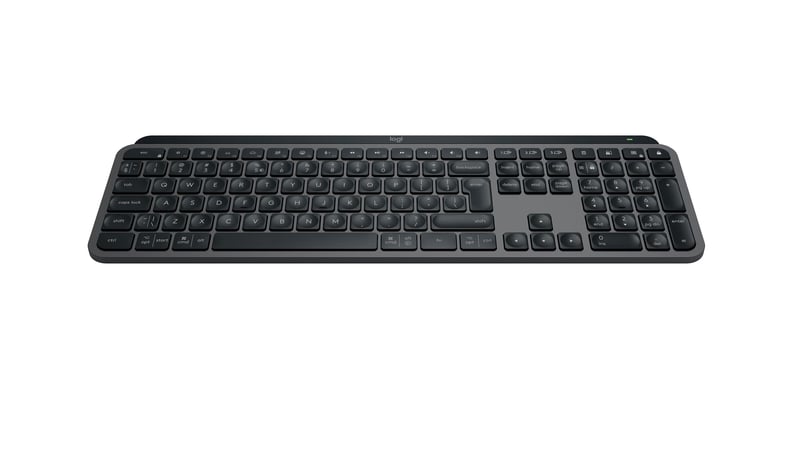 Bezdrôtová klávesnica Logitech MX Keys S, grafitovo sivá, podsvietenie, Bluetooth, USB-C, programovateľné klávesy, QWERTY US Intl, Windows