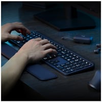 Bezdrôtová klávesnica Logitech MX Keys S, grafitovo sivá, podsvietenie, Bluetooth, USB-C, programovateľné klávesy, QWERTY US Intl, Windows 6