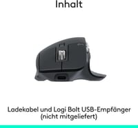 Logitech MX Master 3S 2025 Bluetooth vezeték nélküli egér, 8K DPI - grafit 10