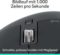 Logitech MX Master 3S 2025 Bluetooth vezeték nélküli egér, 8K DPI - grafit 3