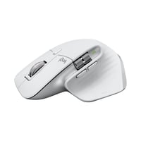 Bezdrôtová myš Logitech MX Master 3S – 8K DPI, ultrarýchle rolovanie, tiché klikanie, USB-C, Bluetooth, Windows, Linux – svetlosivá 4