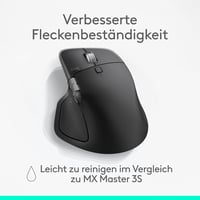Logitech MX Master 4 ergonomikus vezeték nélküli egér, haptikus visszajelzés, USB-C, Bluetooth - fekete 9
