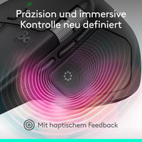 Logitech MX Master 4 ergonomikus vezeték nélküli egér, haptikus visszajelzés, USB-C, Bluetooth - fekete 2