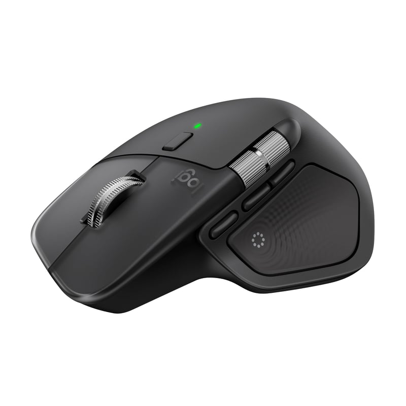 Ergonomická bezdrôtová myš Logitech MX Master 4, haptická odozva, USB-C, Bluetooth – čierna