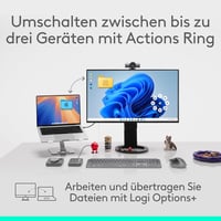 Logitech MX Master 4 ergonomikus vezeték nélküli egér, haptikus visszajelzés, USB-C, Bluetooth - fekete 10