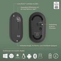 Logitech Pebble 2 Combo vezeték nélküli billentyűzet és egér, QWERTZ - fehér 8