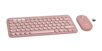 Bezdrôtová súprava klávesnice a myši Logitech Pebble 2 Combo, US INT'L QWERTY – ružová 1