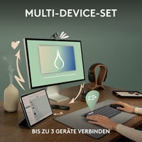 Logitech Pebble 2 Combo vezeték nélküli billentyűzet és egér, QWERTZ - fehér 3