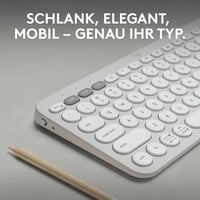 Bezdrôtová Bluetooth klávesnica Logitech Pebble Keys 2 K380s – Kompaktné a tiché písanie 2