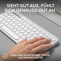 Bezdrôtová Bluetooth klávesnica Logitech Pebble Keys 2 K380s – Kompaktné a tiché písanie 6
