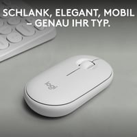 Logitech Pebble Mouse 2 M350s vezeték nélküli Bluetooth egér - fehér 2