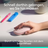 Set tastatură și mouse Bluetooth Logitech POP ICON Combo, clic silențios, Easy Switch pentru 3 dispozitive, butoane programabile 5