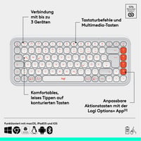 Bezdrôtová Bluetooth klávesnica Logitech POP ICON KEYS 6