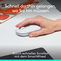 Kompaktná bezdrôtová Bluetooth myš Logitech POP s programovateľnými tlačidlami, tichým klikaním a funkciou Easy-Switch až pre 3 zariadenia 3