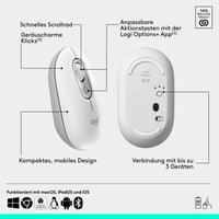 Kompaktná bezdrôtová Bluetooth myš Logitech POP s programovateľnými tlačidlami, tichým klikaním a funkciou Easy-Switch až pre 3 zariadenia 6