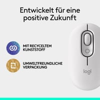 Kompaktná bezdrôtová Bluetooth myš Logitech POP s programovateľnými tlačidlami, tichým klikaním a funkciou Easy-Switch až pre 3 zariadenia 10