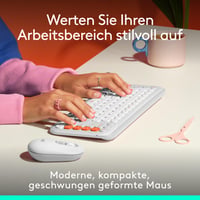Kompaktná bezdrôtová Bluetooth myš Logitech POP s programovateľnými tlačidlami, tichým klikaním a funkciou Easy-Switch až pre 3 zariadenia 2