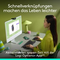 Kompaktná bezdrôtová Bluetooth myš Logitech POP Mouse s programovateľnými tlačidlami, tichým klikaním, funkciou Easy-Switch až pre 3 zariadenia, pre notebook. 4