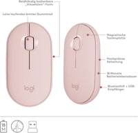 Logitech 920-011314 egér és billentyűzet kombó - rózsaszín 8