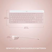 Logitech 920-011314 egér és billentyűzet kombó - rózsaszín 9
