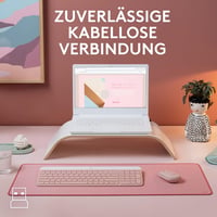 Logitech 920-011314 egér és billentyűzet kombó - rózsaszín 4