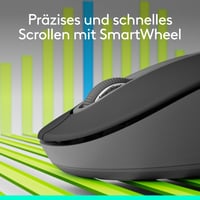 Bezdrôtová myš Logitech Signature M650 L pre ľavákov, pre veľké ruky, tiché klikanie, nastaviteľné bočné tlačidlá, Bluetooth, PC/Mac/Chromebook 3