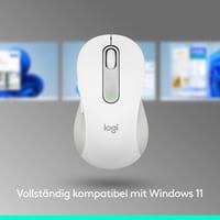 Logitech Signature M650 L Wireless Egér Nagy Kézhez, Csendes Kattintás, Bluetooth - Große Hände, White, Right Handed 5