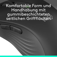 Logitech Signature M650 L Wireless Egér Nagy Kézhez Csendes Kattintás Bluetooth - Große Hände, black, Right Handed 9