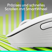 Logitech Signature M650 L Wireless Egér Nagy Kézhez, Csendes Kattintás, Bluetooth - Große Hände, White, Right Handed 3